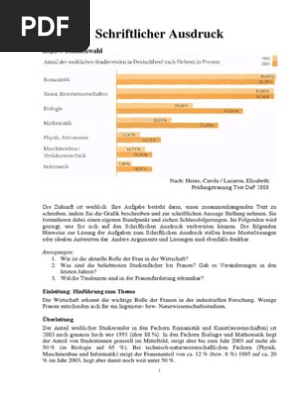 Тренинг pdf. TESTDAF schriftlicher Ausdruck примеры. Структура schriftlicher Ausdruck TESTDAF. TESTDAF как выглядит при несдача.