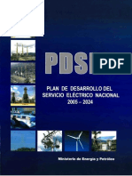 PDSEN-Plan de Desarrollo de Desarrollo Del Servicio Eléctrico Nacional 2005-2024
