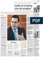 Entrevista al ministro de Trabajo de Honduras | El Peruano