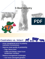 Beef Tour Grades, Palatability, Safety