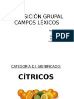 Campo Léxico de Los Cítricos