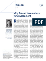 Why Rule of Law Matters