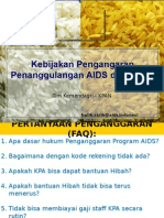 Dasar Hukum & Kebijakan Penganggaran AIDS
