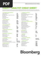 Chazz's Bloomberg Functions Guide | PDF