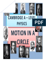 Chapter 07 Motion in a Circle