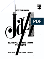 Oscar Peterson Jazz Exercises and Pieces for the Young Pianist Vol