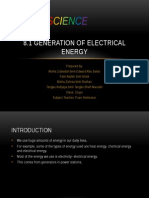 8.1 The Generation of Electrical Energy