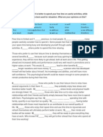 IELTS Essay Compare and Contrast