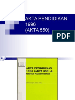 Akta Pendidikan 1996