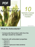 Nutrients Involved in Antioxidant Function: © 2011 Pearson Education, Inc