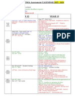 Ibdp Ass%27t Calendar 2015-16