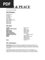 Download 2003 War and Peace Programme - Work In Progress by in situ SN27741750 doc pdf