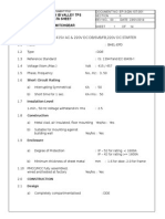 415V PMCC/MCC, 415V Ac & 220V DC DB/SVB/FB, 220V DC Starter: 2X660Mw Ib Valley Tps Data Sheet LV Switchgear