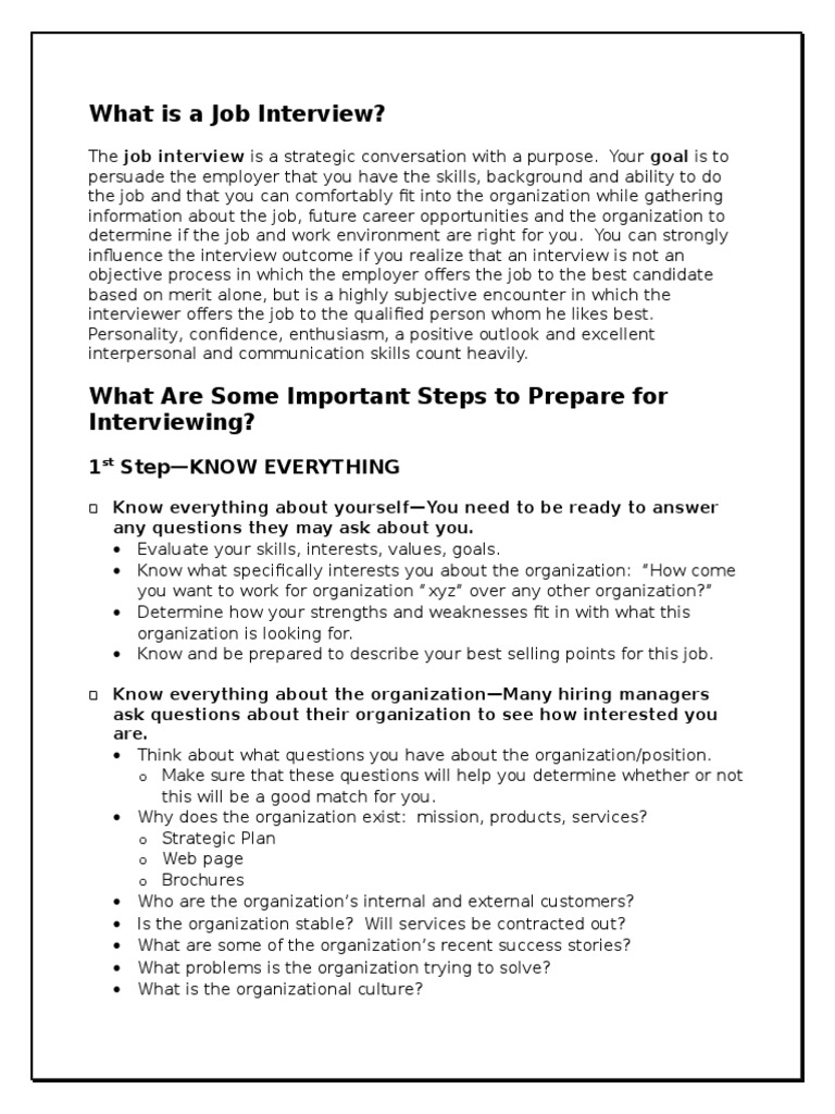 interview-handout-pdf-job-interview-interview