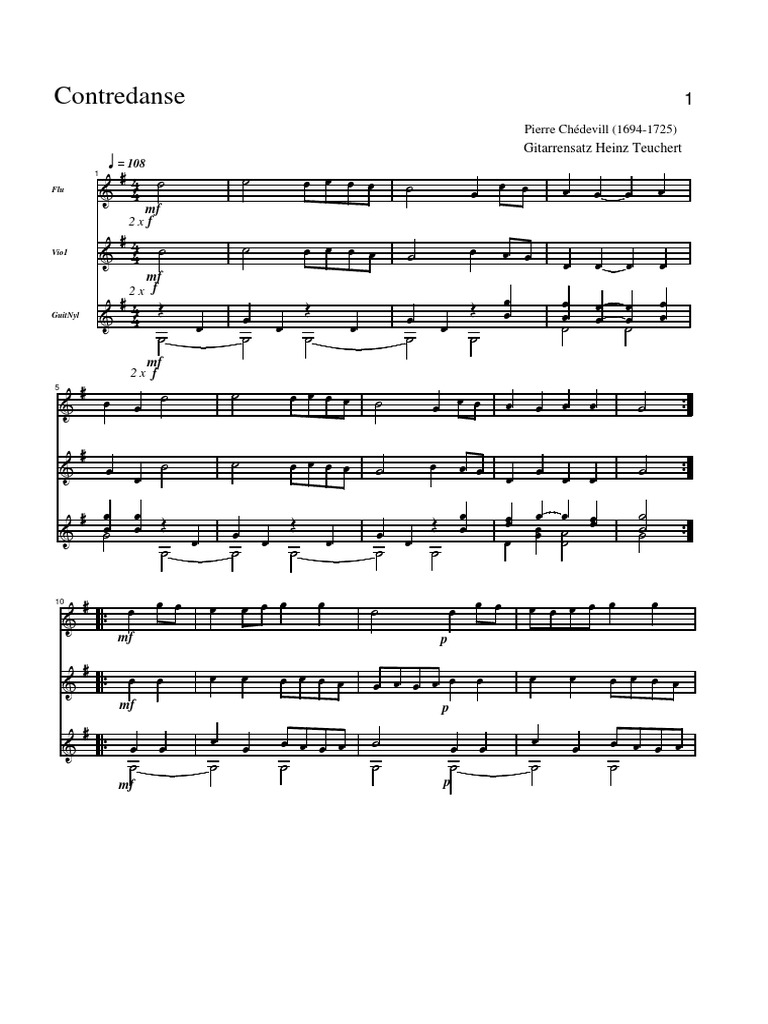 Contredanse by Pierre Chédevill | PDF | Art | History