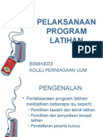 Tajuk 6 Perlaksanaan Program Latihan