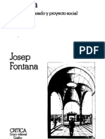 J Fontana Historia Analisis Del Pasado y Proyecto Social