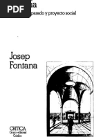 Historia Analisis Del Pasado y Proyecto Social - J Fontana