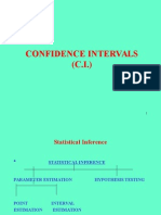 3301 Topic 10 Confidence Intervals