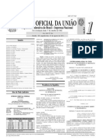 Diário Oficial da União - Seção 1 Edição nr 166 de 31/08/2015 Pág. 1 