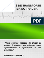 Técnicas de transporte vítima trauma