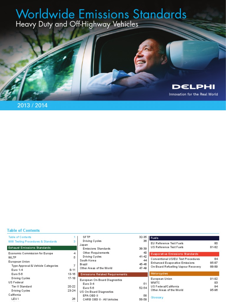 Delphi Passenger Car Light Duty Truck Emissions Brochure 2013 2014