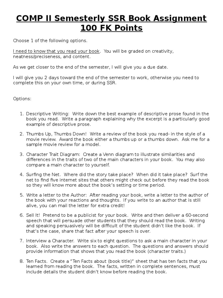 Book report template 9th grade pdf picture