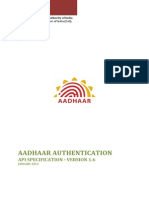 Aadhaar Authentication API 1 6