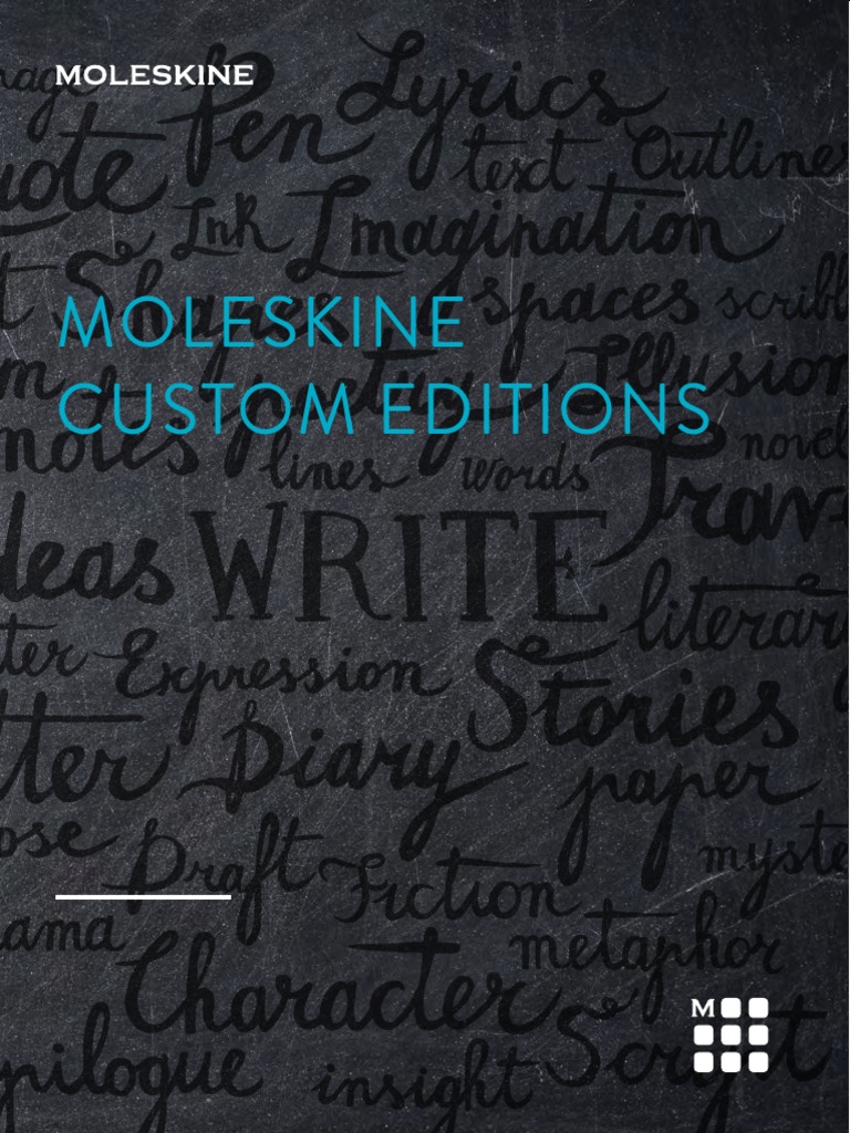 Moleskine CustomEditions Catalogue en PDF
