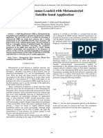 Horn Antennas Loaded With Metamaterial For Satellite Band Application