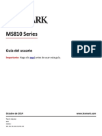 Lexmark MS810 - Guía de Usuario