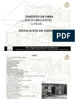 Instalación de Faenas - Uniacc