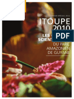 Cahier Scientifique Du PAG: N°1 Dossier Spécial Itoupé