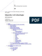 Klijentske Web Tehnologije PDF
