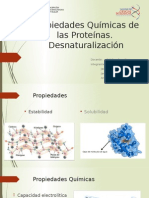 Propiedades Químicas de Las Proteínas