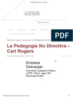 La Pedagogía No Directiva - Carl Rogers
