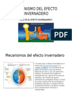 Mecanismo Del Efecto Invernadero Rouselen