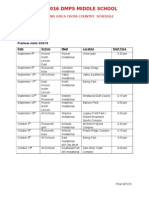 2015-16 Ms Cross Country Schedule For Weebly