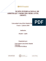 II CompeticiÓn Internacional de Arbitraje y Derecho