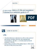 A Very Brief History of Lifts and Escalators Followed by A Selection Guide To VT