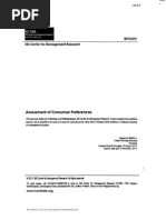 Download Assessment of Consumer Preferences by erduaclothing SN277520406 doc pdf