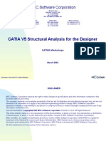 MSC - Software Corporation: CATIA V5 Structural Analysis For The Designer