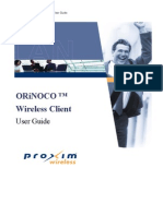 ORiNOCO Wireless Client User Guide