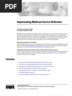 Implementing Multicast Service Reflection