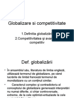 Curs 1 Globalizare si competivitate