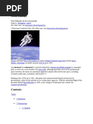 Astronaut