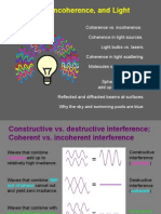 Coherence, Incoherence, and Light Scattering