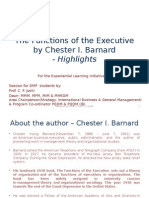The Functions of The Executive