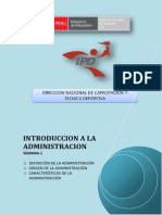 Introduccion a La Administracion Semana 1