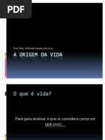 A Origem Da Vida